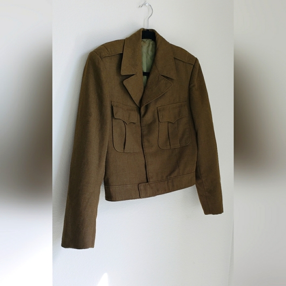 Vintage Jacket Military 1940s 1950s US Army made in Japan - Picture 3 of 8